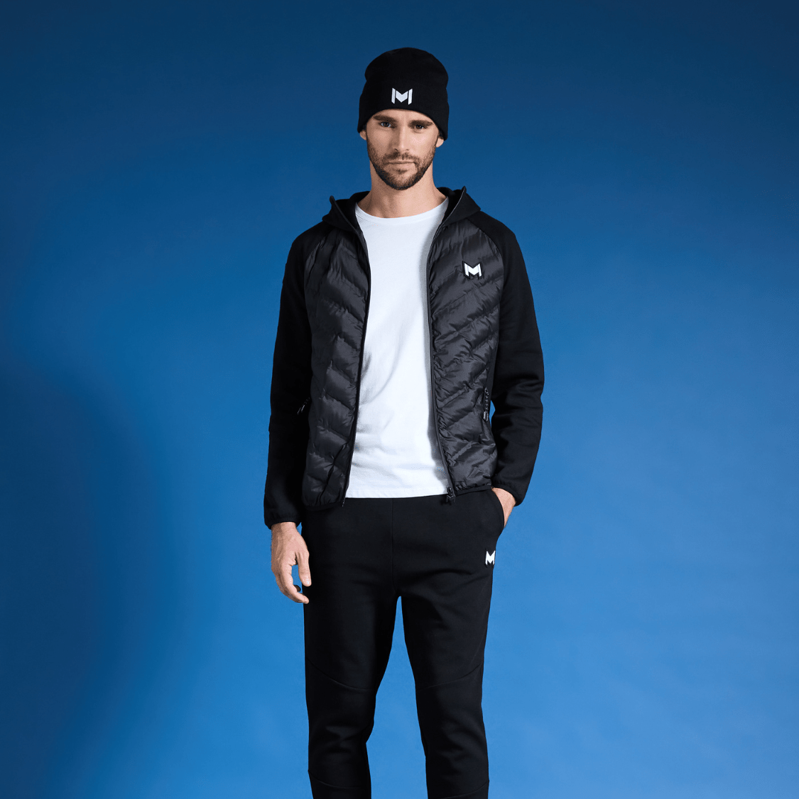 MEN'S PUFFER JACKET - BLACK