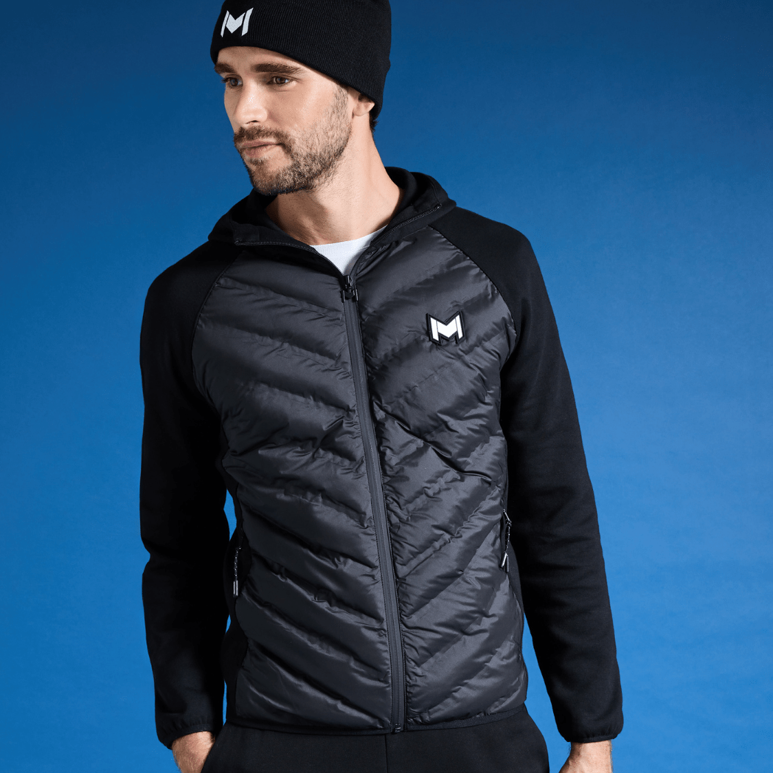 MEN'S PUFFER JACKET - BLACK